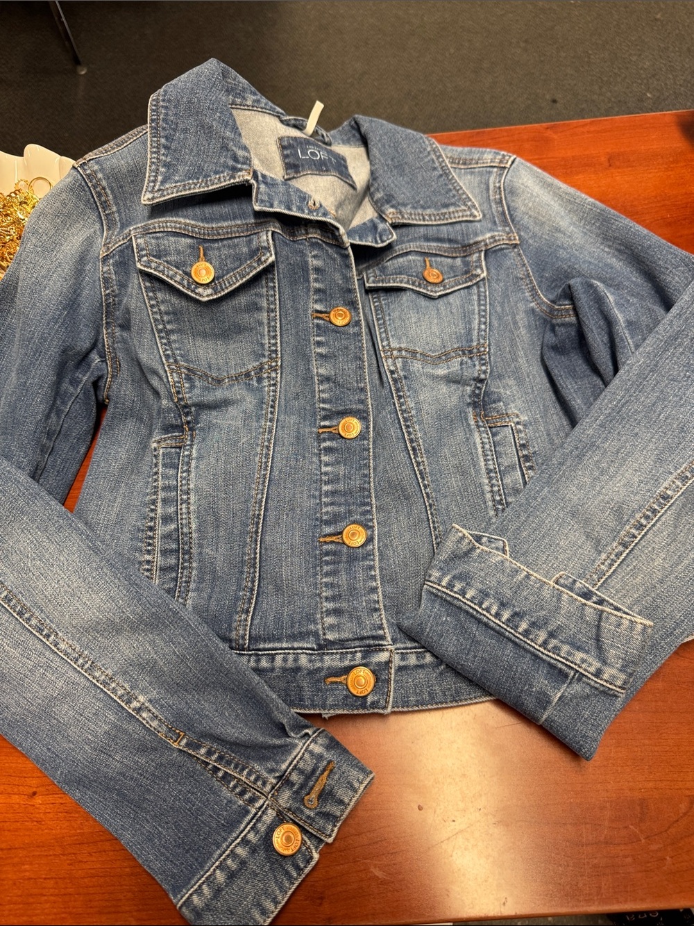Loft denim jacket S // 100103